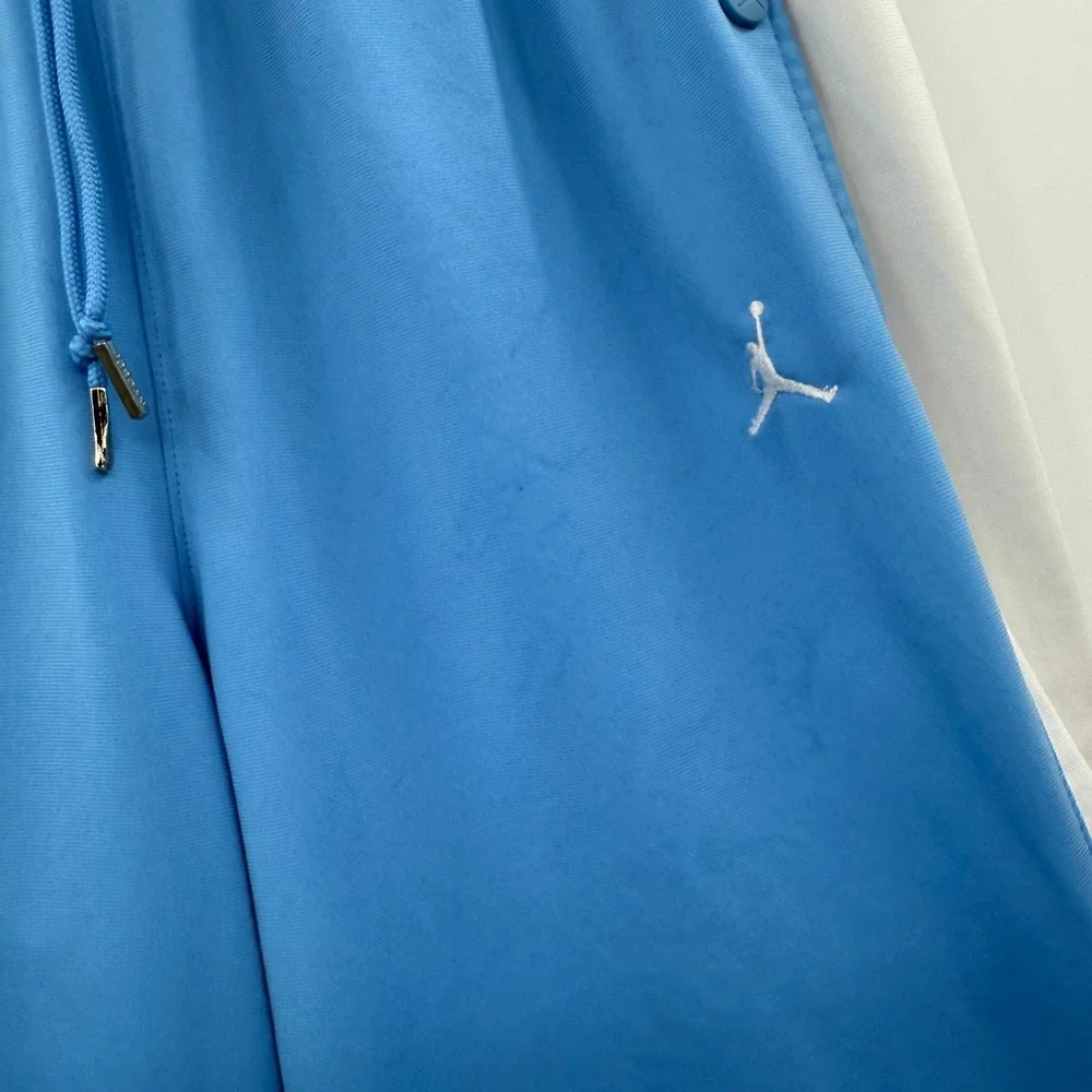 Vtg Nike Air Jordan Jumpman Mens XXL Basketball‎ Track Pants Carolina Blue